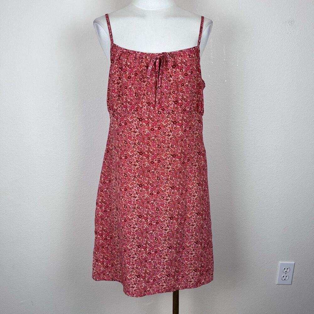 Vintage Dress Juniors Eleven 90s Y2K Floral Cottage Ditsy Floral Retro Sundress